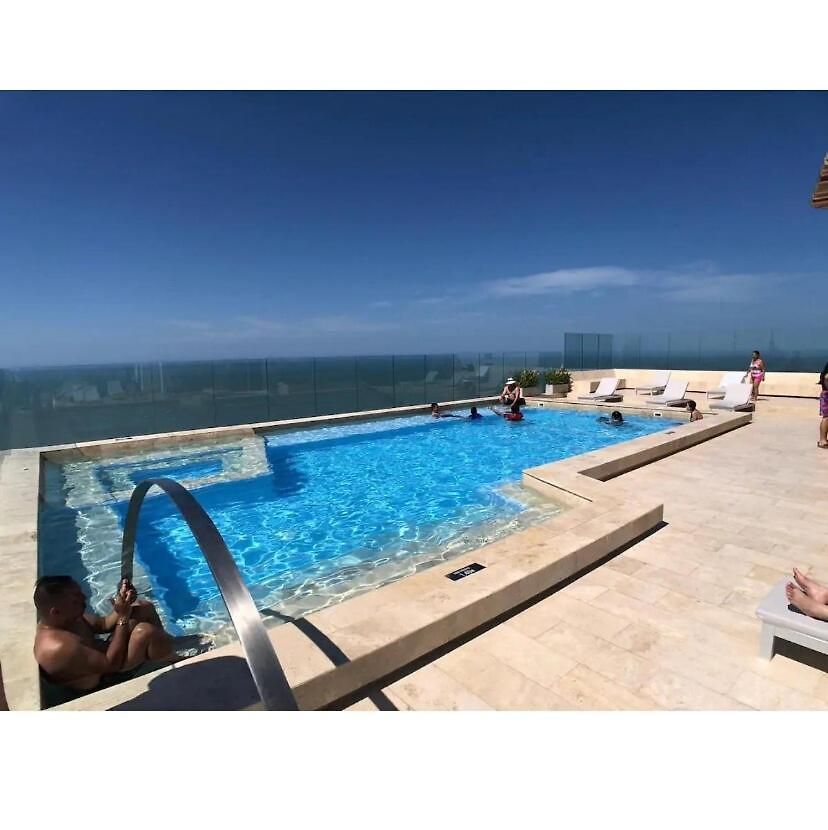 Panoramic Ocean View 34th Floor Rooftop Pool Apartamento Cartagena