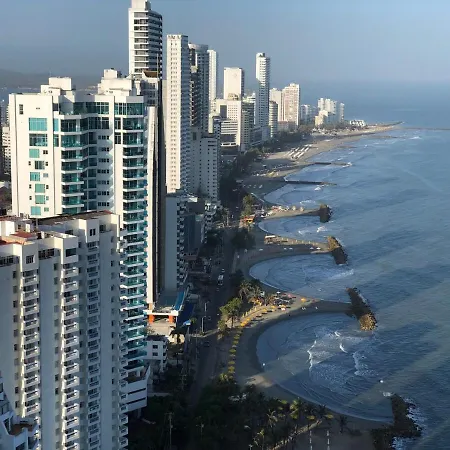 Panoramic Ocean View 34th Floor Rooftop Pool Apartamento Cartagena